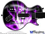 Guitar Hero III Wii Les Paul Skin - Lightning Purple