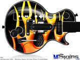 Guitar Hero III Wii Les Paul Skin - Metal Flames