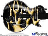 Guitar Hero III Wii Les Paul Skin - Metal Flames Yellow
