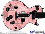 Guitar Hero III Wii Les Paul Skin - Lots of Dots Pink on Pink