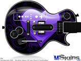 Guitar Hero III Wii Les Paul Skin - Glass Heart Grunge Purple