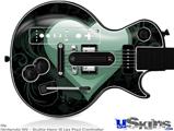 Guitar Hero III Wii Les Paul Skin - Glass Heart Grunge Seafoam Green