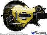 Guitar Hero III Wii Les Paul Skin - Glass Heart Grunge Yellow