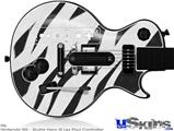 Guitar Hero III Wii Les Paul Skin - Zebra Skin