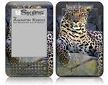 Leopard Cropped - Decal Style Skin fits Amazon Kindle 3 Keyboard (with 6 inch display)