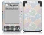 Flowers Pattern 10 - Decal Style Skin fits Amazon Kindle 3 Keyboard (with 6 inch display)