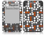 Locknodes 04 Burnt Orange - Decal Style Skin fits Amazon Kindle 3 Keyboard (with 6 inch display)