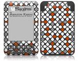 Locknodes 05 Burnt Orange - Decal Style Skin fits Amazon Kindle 3 Keyboard (with 6 inch display)