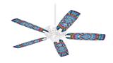Tie Dye Swirl 101 - Ceiling Fan Skin Kit fits most 42 inch fans (FAN and BLADES SOLD SEPARATELY)