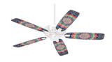 Tie Dye Star 104 - Ceiling Fan Skin Kit fits most 42 inch fans (FAN and BLADES SOLD SEPARATELY)