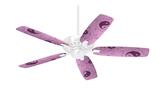 Feminine Yin Yang Purple - Ceiling Fan Skin Kit fits most 42 inch fans (FAN and BLADES SOLD SEPARATELY)