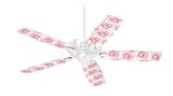 Flowers Pattern Roses 13 - Ceiling Fan Skin Kit fits most 42 inch fans (FAN and BLADES SOLD SEPARATELY)