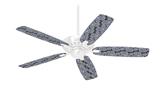 Locknodes 02 Navy Blue - Ceiling Fan Skin Kit fits most 42 inch fans (FAN and BLADES SOLD SEPARATELY)
