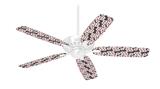 Locknodes 02 Pink - Ceiling Fan Skin Kit fits most 42 inch fans (FAN and BLADES SOLD SEPARATELY)