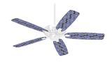 Locknodes 02 Royal Blue - Ceiling Fan Skin Kit fits most 42 inch fans (FAN and BLADES SOLD SEPARATELY)