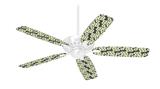 Locknodes 02 Sage Green - Ceiling Fan Skin Kit fits most 42 inch fans (FAN and BLADES SOLD SEPARATELY)