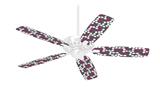 Locknodes 04 Hot Pink (Fuchsia) - Ceiling Fan Skin Kit fits most 42 inch fans (FAN and BLADES SOLD SEPARATELY)
