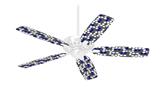 Locknodes 04 Royal Blue - Ceiling Fan Skin Kit fits most 42 inch fans (FAN and BLADES SOLD SEPARATELY)