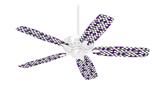 Locknodes 05 Purple - Ceiling Fan Skin Kit fits most 42 inch fans (FAN and BLADES SOLD SEPARATELY)