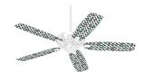Locknodes 05 Seafoam Green - Ceiling Fan Skin Kit fits most 42 inch fans (FAN and BLADES SOLD SEPARATELY)