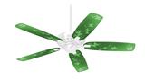 Bokeh Butterflies Green - Ceiling Fan Skin Kit fits most 42 inch fans (FAN and BLADES SOLD SEPARATELY)
