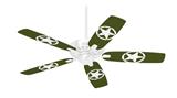 Distressed Army Star - Ceiling Fan Skin Kit fits most 42 inch fans (FAN and BLADES SOLD SEPARATELY)