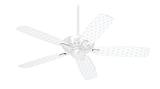 Hearts Light Blue - Ceiling Fan Skin Kit fits most 42 inch fans (FAN and BLADES SOLD SEPARATELY)