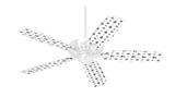 Nautical Anchors Away 02 White - Ceiling Fan Skin Kit fits most 42 inch fans (FAN and BLADES SOLD SEPARATELY)