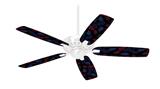 Floating Coral Black - Ceiling Fan Skin Kit fits most 42 inch fans (FAN and BLADES SOLD SEPARATELY)