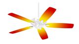 Smooth Fades Yellow Red - Ceiling Fan Skin Kit fits most 42 inch fans (FAN and BLADES SOLD SEPARATELY)