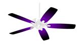 Smooth Fades Purple Black - Ceiling Fan Skin Kit fits most 42 inch fans (FAN and BLADES SOLD SEPARATELY)