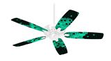 HEX Seafoan Green - Ceiling Fan Skin Kit fits most 42 inch fans (FAN and BLADES SOLD SEPARATELY)