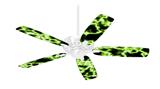 Electrify Green - Ceiling Fan Skin Kit fits most 42 inch fans (FAN and BLADES SOLD SEPARATELY)