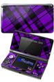 Purple Plaid - Decal Style Skin fits Nintendo 3DS (3DS SOLD SEPARATELY)
