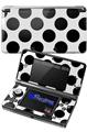 Kearas Polka Dots White And Black - Decal Style Skin fits Nintendo 3DS (3DS SOLD SEPARATELY)
