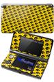 Iowa Hawkeyes Tigerhawk Tiled 06 Black on Gold - Decal Style Skin fits Nintendo 3DS (3DS SOLD SEPARATELY)