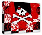 Gallery Wrapped 11x14x1.5  Canvas Art - Emo Skull 5