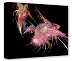 Gallery Wrapped 11x14x1.5  Canvas Art - Pink Flamingos