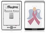 Angel Ribbon Hope - Decal Style Skin (fits 4th Gen Kindle with 6inch display and no keyboard)