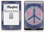 Tie Dye Peace Sign 101 - Decal Style Skin (fits 4th Gen Kindle with 6inch display and no keyboard)