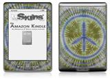 Tie Dye Peace Sign 102 - Decal Style Skin (fits 4th Gen Kindle with 6inch display and no keyboard)