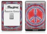 Tie Dye Peace Sign 105 - Decal Style Skin (fits 4th Gen Kindle with 6inch display and no keyboard)