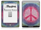 Tie Dye Peace Sign 108 - Decal Style Skin (fits 4th Gen Kindle with 6inch display and no keyboard)