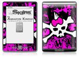 Punk Skull Princess - Decal Style Skin (fits 4th Gen Kindle with 6inch display and no keyboard)