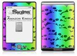 Rainbow Skull Collection - Decal Style Skin (fits 4th Gen Kindle with 6inch display and no keyboard)