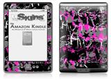 SceneKid Pink - Decal Style Skin (fits 4th Gen Kindle with 6inch display and no keyboard)