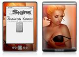 0range Pin Up Girl - Decal Style Skin (fits 4th Gen Kindle with 6inch display and no keyboard)