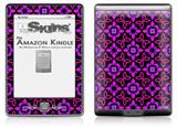 Pink Floral - Decal Style Skin (fits 4th Gen Kindle with 6inch display and no keyboard)