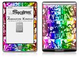 Rainbow Graffiti - Decal Style Skin (fits 4th Gen Kindle with 6inch display and no keyboard)