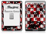 Checker Graffiti - Decal Style Skin (fits 4th Gen Kindle with 6inch display and no keyboard)